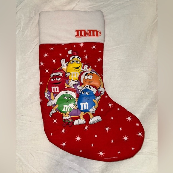 M&M'S Other - Y2K M&M Kurt S Adler Christmas Stocking Official Merchandise Red